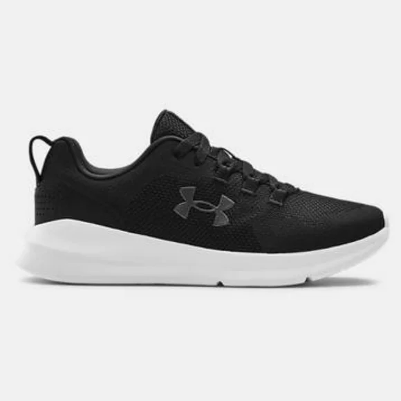 Women's Size 6 UA Essential Sportstyle Shoes NWT Black White NEW Sneakers Womens - Picture 6 of 6